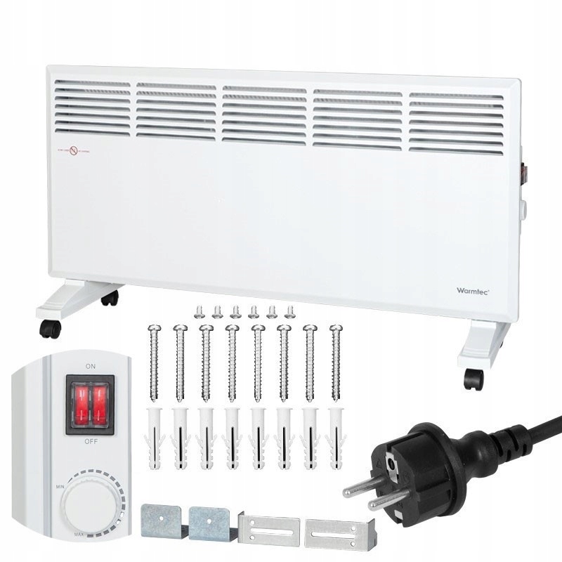 Biely konvektor Warmtec 2500 W